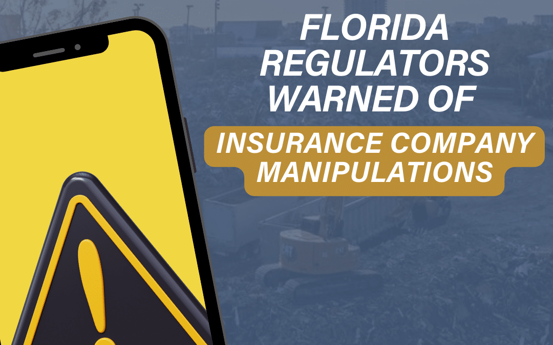 Florida Regulators Warned of Insurance Company Manipulations Years Ago