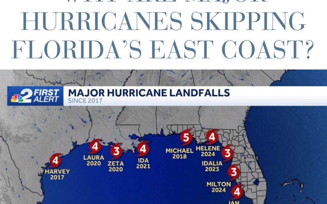 Why Are Major Hurricanes Skipping Florida’s East Coast?